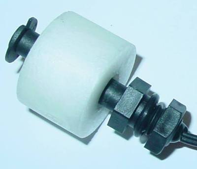 Niveauschalter, Schwimmschalter, Pegelschalter, Schließer, 100VDC/1A, S75