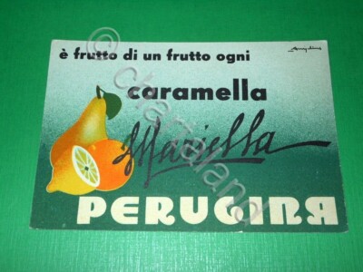 Advertising postcard - candies PERUGINA 1950 ca