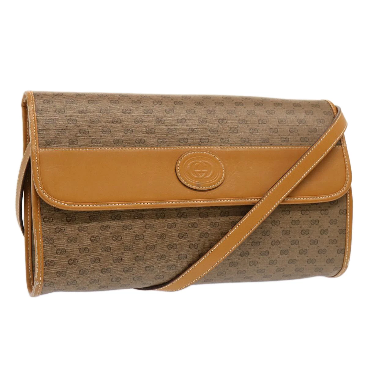 Sac bandoulière GUCCI Micro GG Supreme PVC beige 004 14 0264 authentique th4759