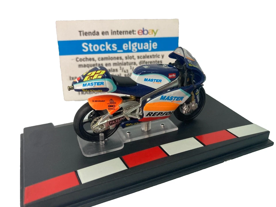 IXO ALTAYA 1/24 APRILIA RSW125 PABLO NIETO 2004 REPSOL STOCKS EL GUAJE - Imagen 2 de 4