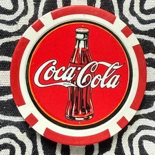 Coca-Cola Soda -- Custom Poker Gaming Chip V529