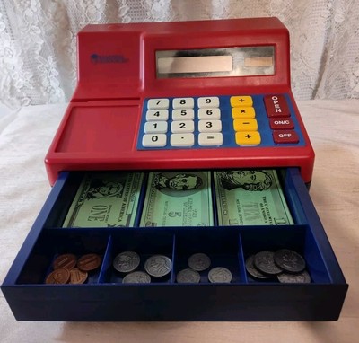 Learning Resources Pretend & Play Calculator Cash Register + Money