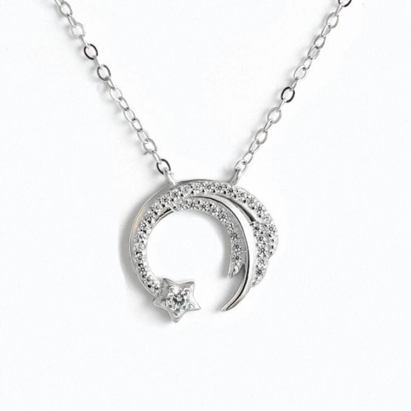 Meteor Garden Necklace Chain Pendant Luxury Star Moon Jewelry