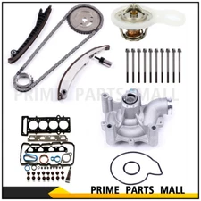 Timing Chain kit +Head Gasket Bolts +Water Pump +Thermostat For Mini Cooper 1.6L