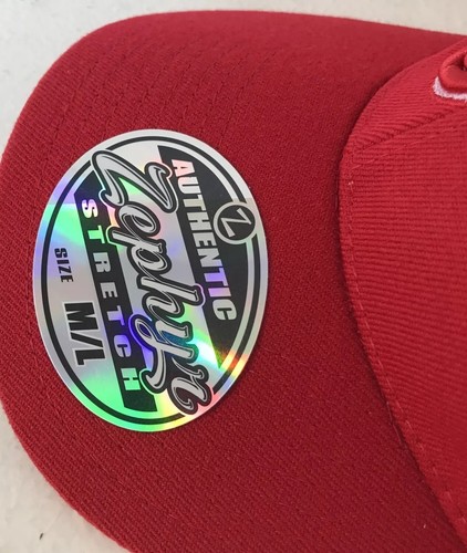 Authentic Zephyr Red Wings Hat Stretch Size M/L - Picture 5 of 14