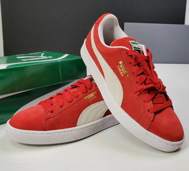 puma suede high risk red