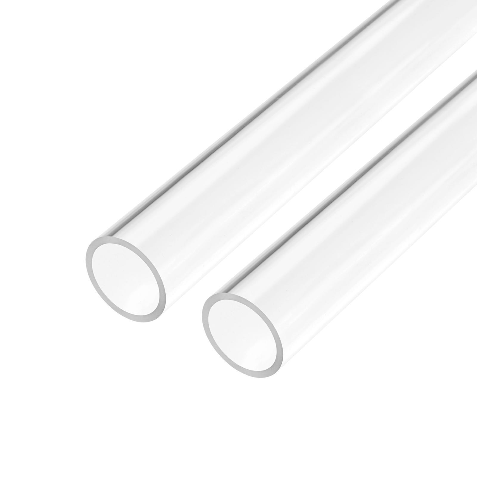 Tube transparent en acrylique rigide 18x22mm de 0.5m pour bricolage