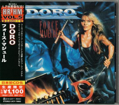 DORO ~ Force Majeure (1989) OBI CD 2022 Mercury Records Japan    NEW   