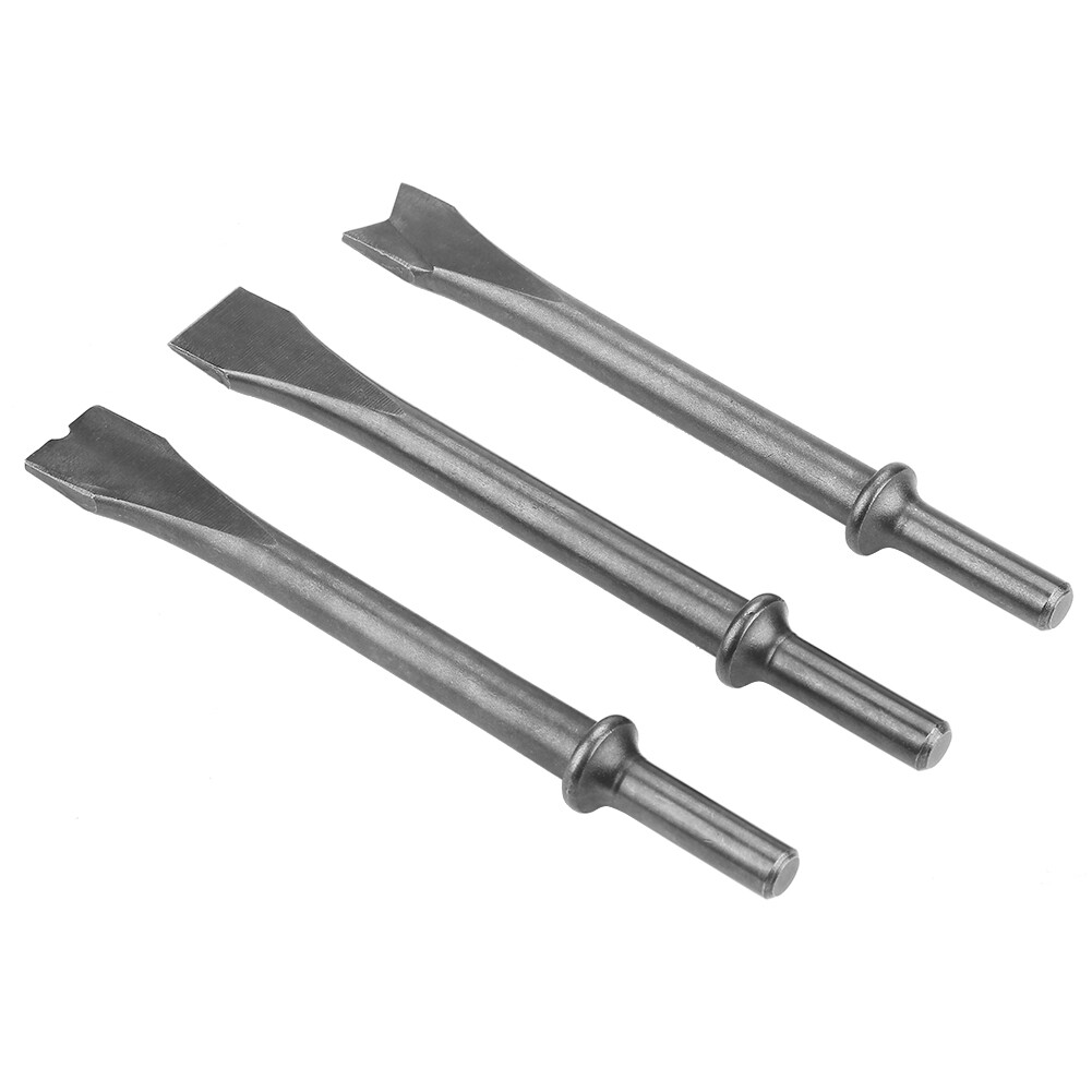 Kit 5 Burins Pneumatiques Pour Marteau Burineur - Queue 0.39'' - Neuf