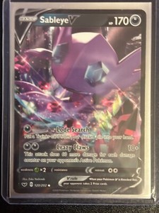 Pokemon TCG Sableye V 120/202 Sword & Shield NM Ultra Rare Pokemon Card