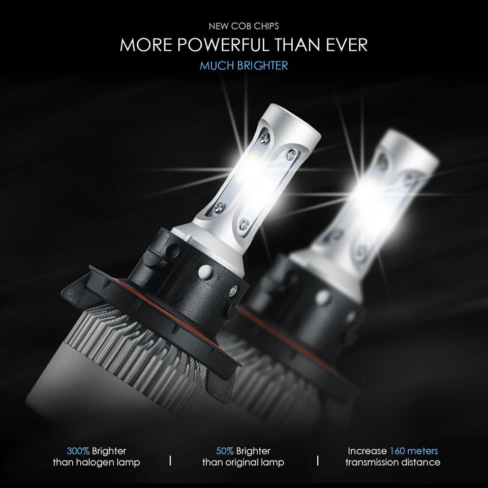 Combo de bombillas de faros LED haz alto y bajo para Chevy Cruze 2011 2012 2013 2014 2015 Foto 3 de 4