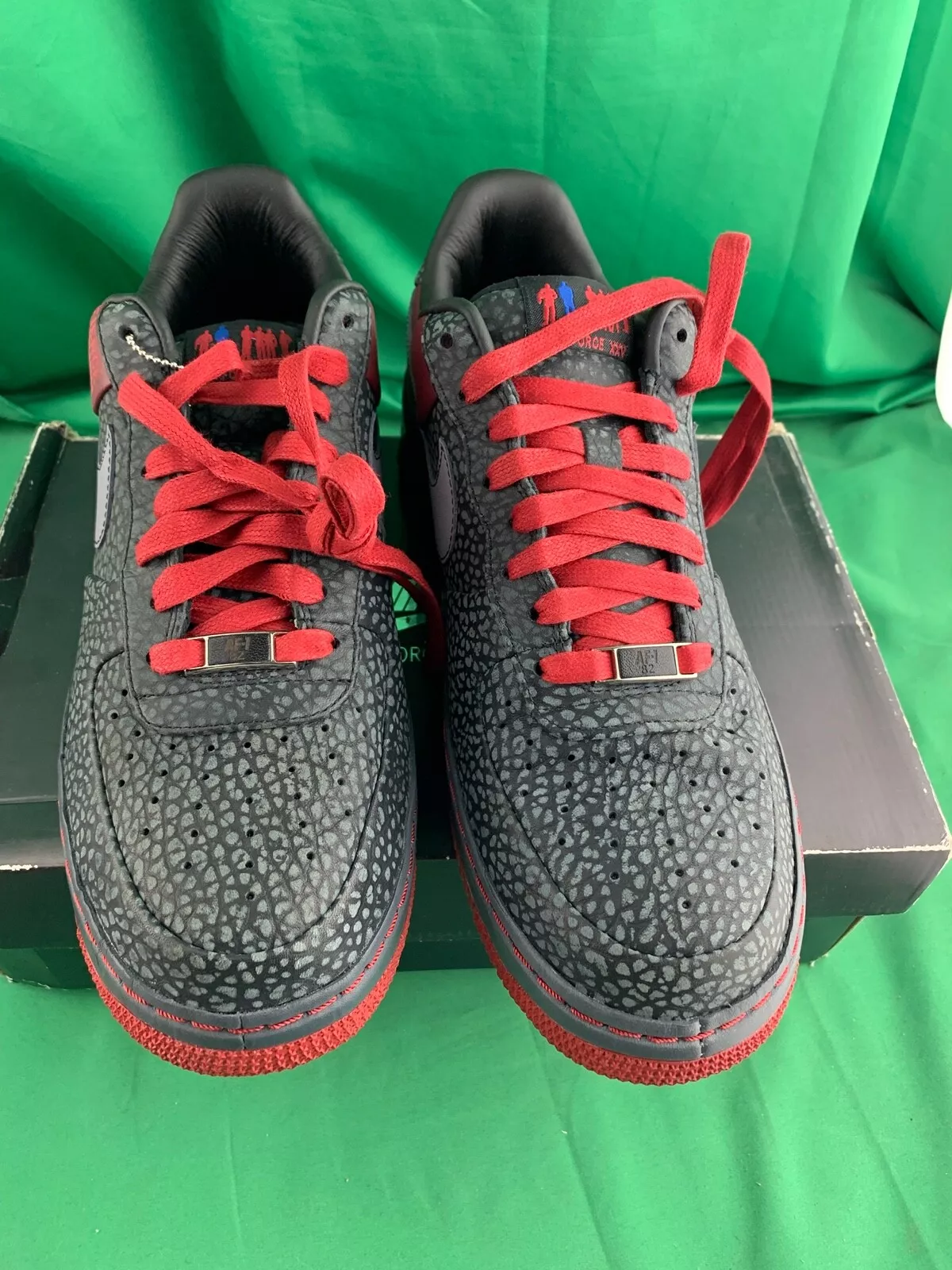 Nike Air Force 1 Supreme 07 Moses Malone Original Six 315089 001 DS TAILLE 9 NBA