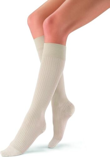 120269 - JOBST soSoft 30-40 Knee High CT, Medical Compression Socks, Large, Sand - 第 1/3 張圖片