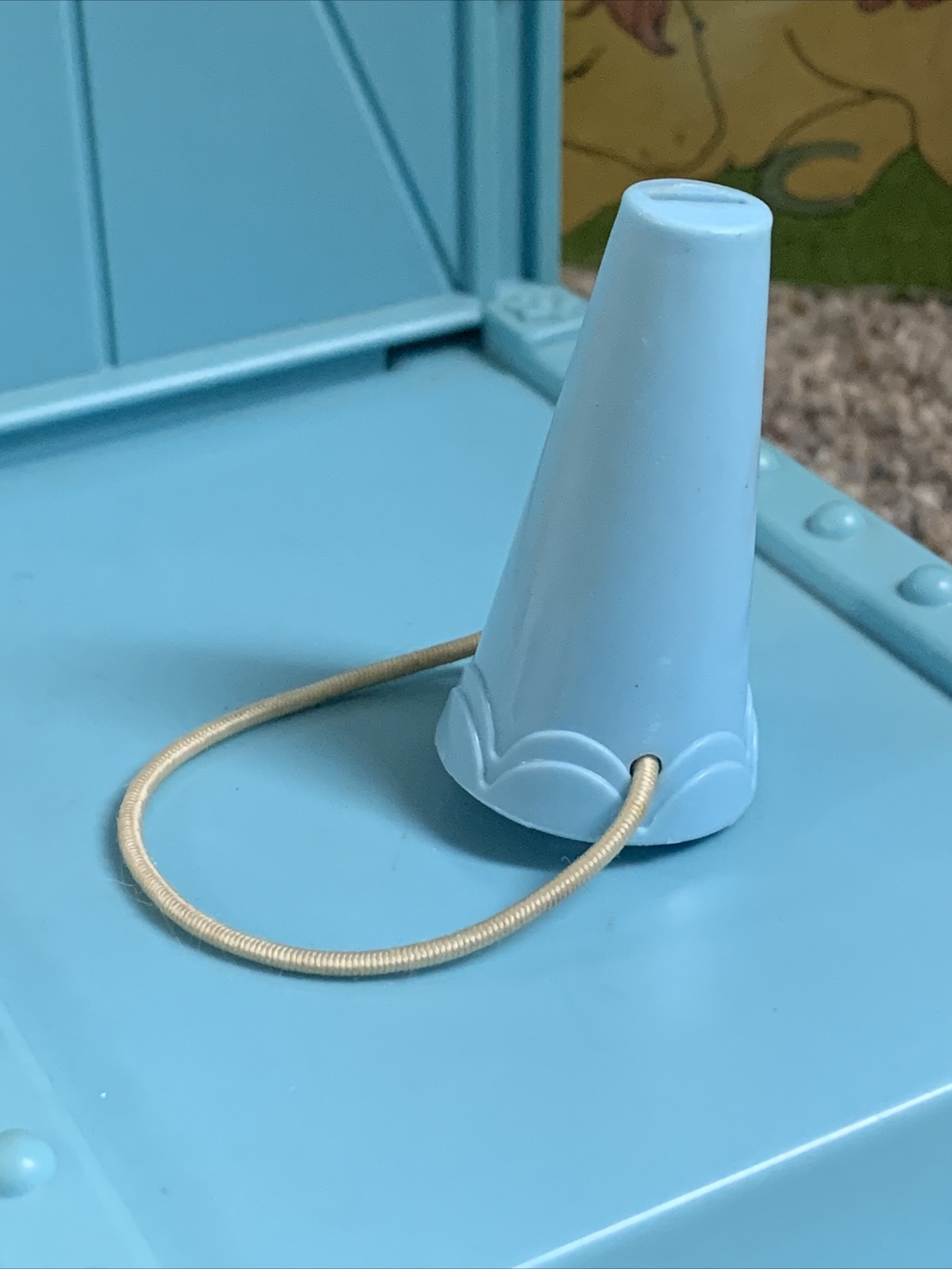 Vintage 1983 G1 My Little Pony Dream Castle replacement Blue Damsel Hat only