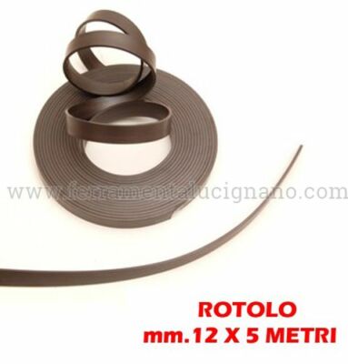 Nastro Magnetico Nero - 5 Metri X 10 Mm, Per Lavagne Magnetiche, Frigo E Whiteboard - Foto 11