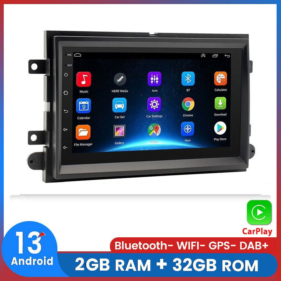 32/64GB CarPlay For 2006-14 Ford F-250 F-350 Super Duty Android 13 Radio Stereo