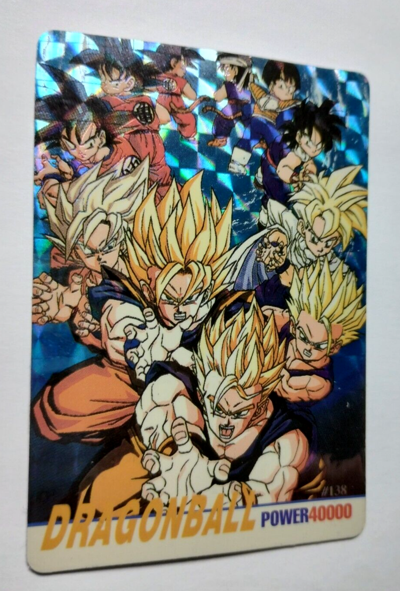 1999 DRAGON BALL Z Card #138 GOHAN SSJ ULTRA SON GOKU SSJ VTG Foil