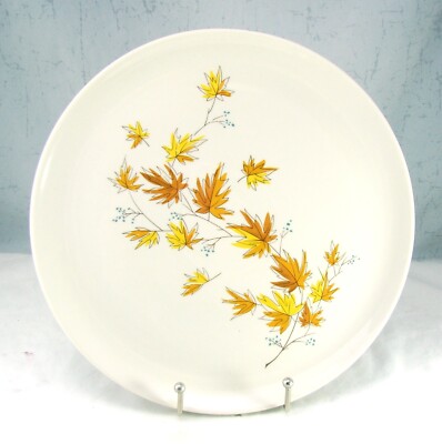 Taylor Smith & Taylor Taylorton AUTUMN SPLENDOR Round Platter Base of Chip & Dip