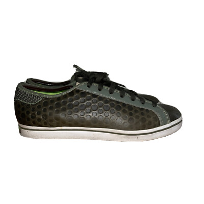 ADIDAS Mens Marke Mit Turtle Shell Leather Brown Green Vtg Sneakers Size 10.5