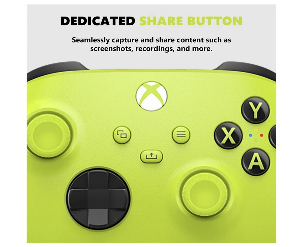 Microsoft Wireless Controller for Xbox One/Series X/S - ELECTRIC VOLT - Image 4 of 4