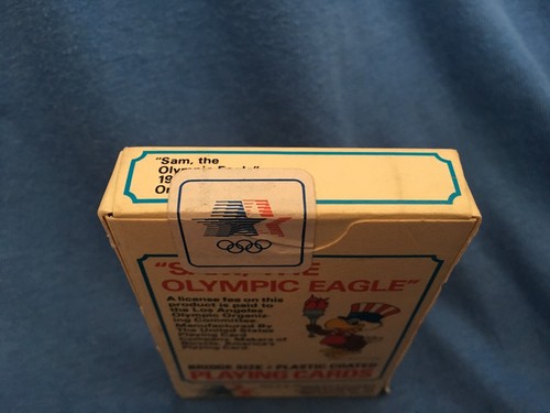 1984 SUMMER OLYMPICS Sealed Deck of US Playing Cards Los Angeles Sam Eagle USA - Picture 7 of 7