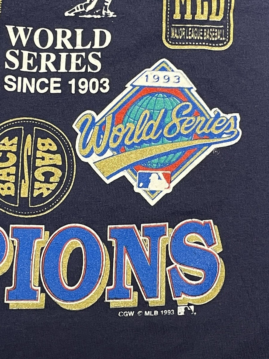 Vintage Toronto Blue Jays 1993 World Series Champions MLB