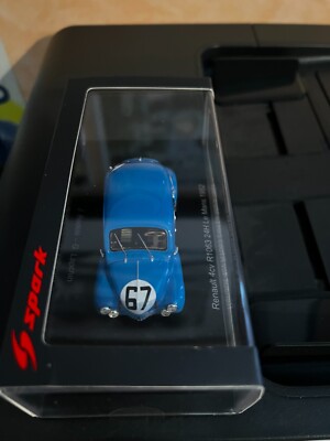 SPARK 1/43 RENAULT 4CV 1063 #67 24H Le Mans 1952 J. Rédelé - G. Lapchin # S5222