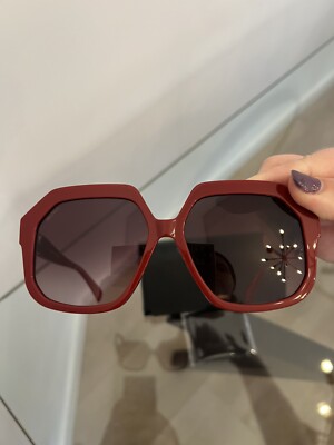 MaxMara Emme 12 Red Oversized Sunglasses, NWOT | eBay display picture 3