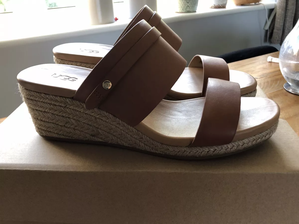 Ugg wedge deals slippers