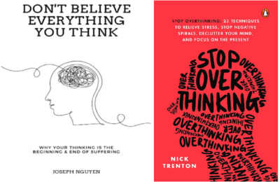 Don't Believe Everything You Think + overthinking paperback :combo of 2 book set