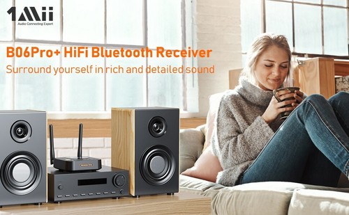 1Mii B06Pro+ HiFi Bluetooth 5.1 Audio Receiver w/ LDAC aptX HD LowLatency Hi-Res - 第 8/8 張圖片