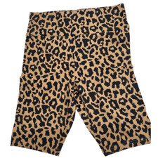 Wild Fable Womens Leopard Print Stretch Bike Shorts Size M Brown NWT