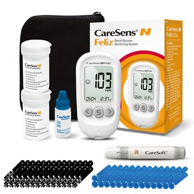 LA MEJOR Kit Prueba Diabetes Medidor De Azucar Sistema Monitor Glucosa En Sangre