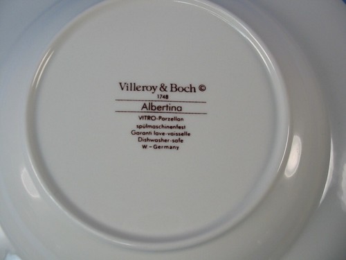 Villeroy and Boch ALBERTINA Pattern 9 1/4" Rim Soup Bowl(s), $12.50 each - Picture 6 of 12