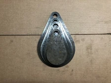 3/8" Thick AR500 3"-6" Teardrop Shooting Targets SET OF FOUR