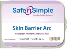 90 (3 packs) Safe N Simple SNS20630 Skin Barrier Arcs 1" Expires 2027 