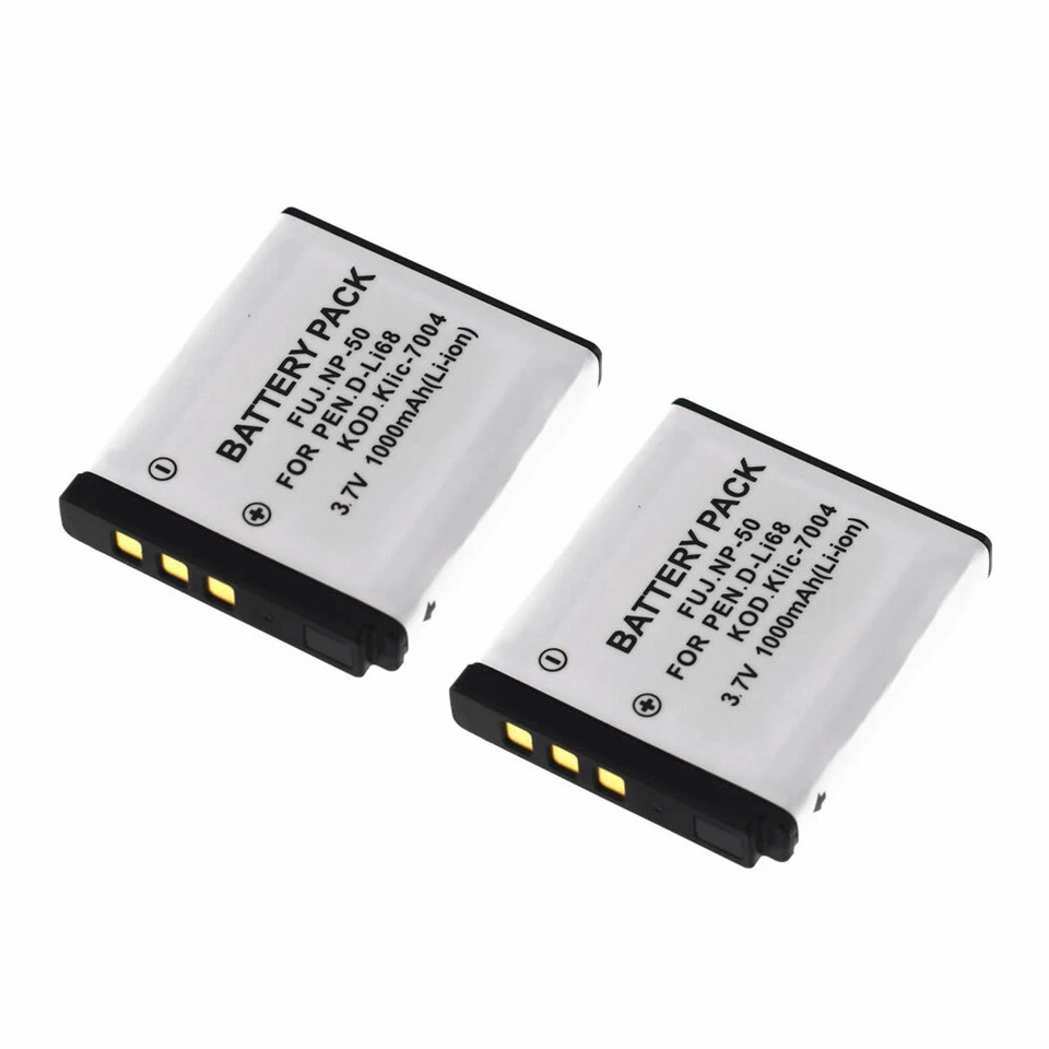 Bateria 2X para Fujifilm NP-50 NP-50A XF1 X10 XP100 XP150 XP170 S12 XF1 F1000EXR - Imagem 3 de 4