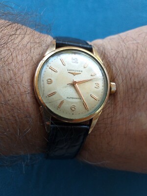 VINTAGE GENTLEMANS LONGINES AUTOMATIC DRESS WATCH 1950s ORIGINAL BOX  IMMA.COND | eBay