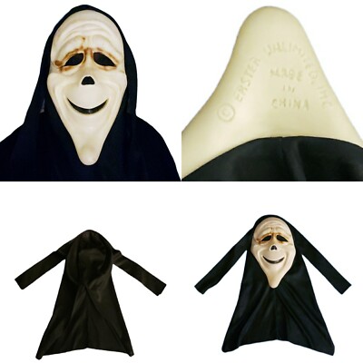 VTG Rare Scary Movie Scream Ghost Face Mask Hood ''Stoned'' Spoof Easter Unlimited