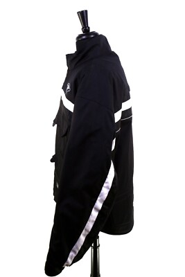 TEKNIC Men's Sz 52 Black Nylon Hydro-Guard Motorcycle Jacket w