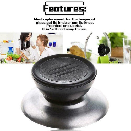 Replacement Knob Handle For Glass Lid Pot Pan Cover Too Cookware NICE K5P4 - Picture 6 of 12