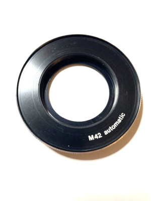 Adapter Rolleiflex/Voigtländer (Bajonett) auf M42 Objektiv (Schraubgewinde)   