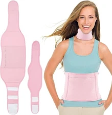 JEYIOUR 8 PCS CASTOR OIL WRAP PACK FOR DETOX LIVER - PINK