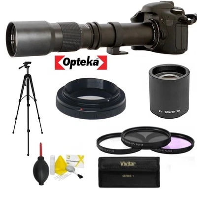 Téléobjectif Zoom Vivitar 650-1300mm F8-16 Pour Olympus OM - Objectif