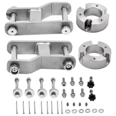 2x Kit Sollevamento Sospensioni Anteriore + 2x Posteriore per Modelli Nissan Navara D40