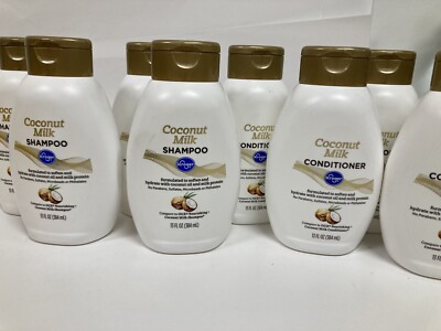 8 Pack 13 oz each (4 Shampoo/4 Conditioner) KROGER Coconut Milk Compare to OGX