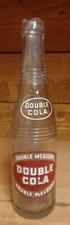  Vintage ACL Double Cola Soda Bottle