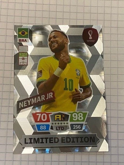 Panini Neymar Jr. Gold Xtra World Cup Qatar 2022 New Excellent Conditions
