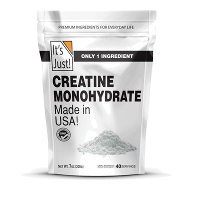 200g Pure Creatine Monohydrate - Gluten Free, Lab Tested for Optimal Performance