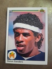 1990 Upper Deck - Star Rookie Deion Sanders #13 (RC)  RAW